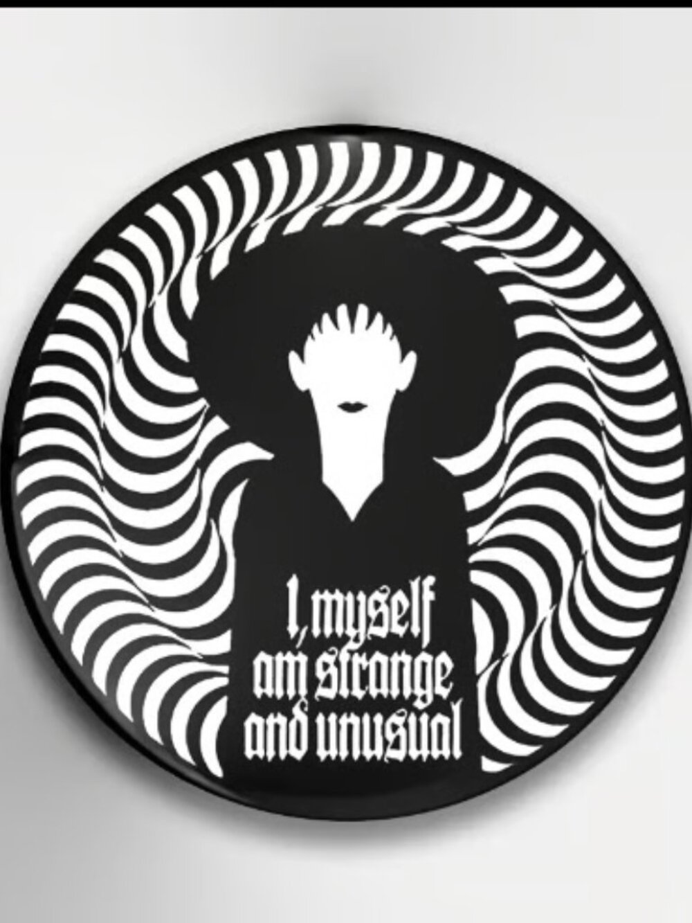 Beetlejuice Strange & Unusual Lydia Plastic Pin